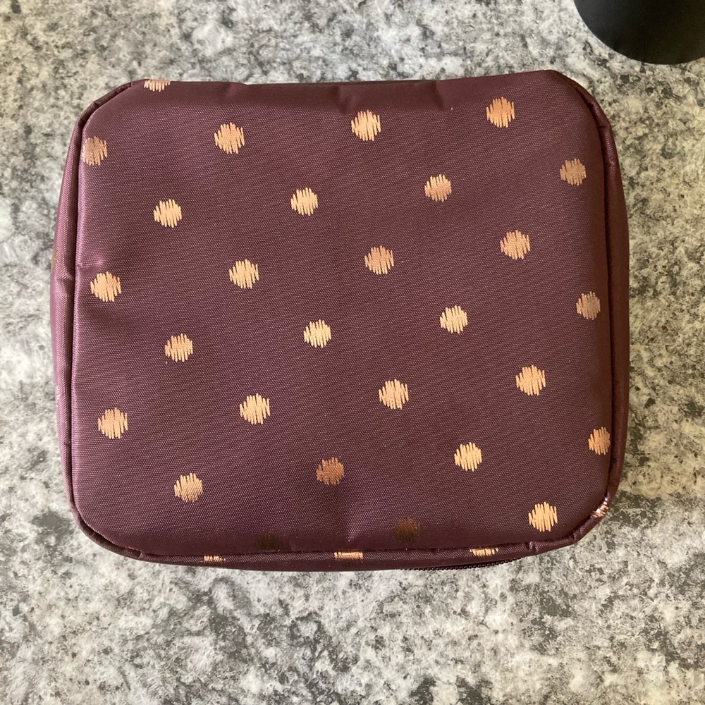 Twinkling Plum Multi-Pouch Zip Case
